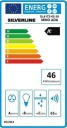 Silverline Mino Ada Fritthengende Ventilator 724 m³/h svart