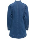 Kids Only Kogfenja Ls Shaped Dnm Dress   Blue   158