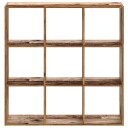 Bokhylle gammelt tre 102x32x102 cm konstruert tre