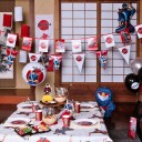Boland Party Partners Papptallerken Ninja 8-pakning 50407