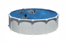 Swin & Fun rundt basseng basic hvit Ø550 x 132 cm KITPR558