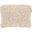 Bon Dep Pouch Big mw Liberty Swirling Petals