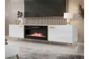 Akihiko TV-benk 214 cm - Hvit