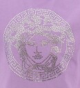 Versace T skjorte   Medusa Strass   Baby Violet m. Krystaller   Versace   6 år 116   T skjorte   Lilla