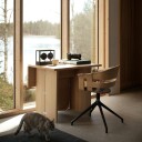 Flip Bord XS Sammenleggbart 90 x 73,1 cm Tre Brun