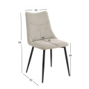 Stol HOME4YOU Maia Beige - Beige