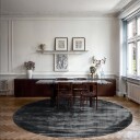 Rundt teppe   Jodhpur Special Luxury Edition svart Størrelse: Ø 120 cm