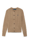 Polo Ralph Lauren 2/15 80 20 W/Cs Rws Sweater Cardiga   Beige   M