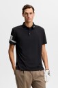 J. Lindeberg Heath Polo   Black   M