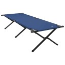 Sammenleggbar camping seng Blå 210 x 80 x 46 cm Oxford stoff