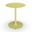 Houe Pico Café table Ø64 cm round base Mono Lemon zest