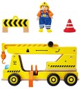 Hape Hape Mobile Crane & Construction Set Yellow ONE SIZE