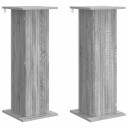 vidaXL Planteholder 2 pcs Grå sonoma 30,5 x 30 x 80,5 cm