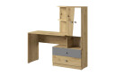 Skrivebord Staton 150 cm   Natur/Hvit/Grå