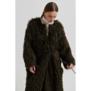Second Female Frakk av juksepels Ophie Coat Brun