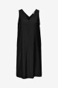Only Carmakoma   Kjole carJoanna S/L V neck Calf Dress Wvn   Svart