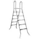 vidaXL Stige til over bakken basseng 224 x 175 cm 5 trinns