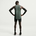 Nike Aero FIT Stride Tank Top Herre Black/Lt Green Spark/Reflective Silver L