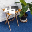 Sammenleggbart sidebord i bambus