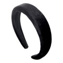 By Lyko Big Velvet Padded Diadem Black