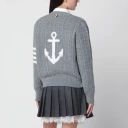 Thom Browne Dame Strikkevarer Grå L,