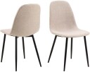 Celia spisestuestoler beige.