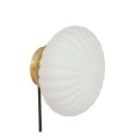 Hübsch Vägglampa Metall/Glas Mässing/Opal
