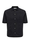 ONLY & SONS Onssilas Reg Ss Shirt Knit Black L