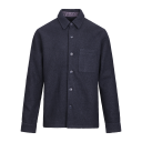 Lavo Overshirt Dark Navy M Boiled wool overshirt