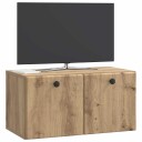  Vegghengt TV skap 59,5 x 31 x 30 cm Artisan eik Konstruert tre