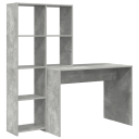  Skrivebord Betonggrå 138.5 x 55 x 143 cm Konstruert tre