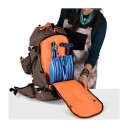 Osprey Sopris 45 Ski & Snowboard Backpack Dame Magma Brown/Raven Black 45L