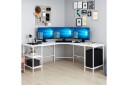 Skrivebord Naina 180 cm   Hvit