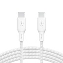 Belkin USB-C Kabel 2m med 100W Power Delivery - Hvit