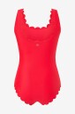 KAANDA Beach life   Badedrakt New Venus Scallop Tank Onepiece   Rød
