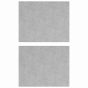  Sjekkplater 2 pcs sølv 50 x 40 cm Aluminium