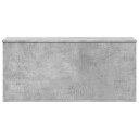  Oppbevaringsboks betonggrå 100x42x46 cm konstruert tre