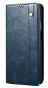 INCOVER iPhone 13 Top Button PU Skinn Deksel - Blå