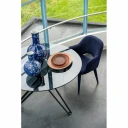 POLSPOTTEN Vase Blossom   Navy   Ø23X H36CM
