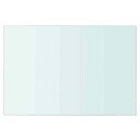 vidaXL Hyllepanel klart glass 30x20 cm