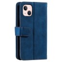 INCOVER iPhone 14 Skinndeksel m. Lommebok og Magnetlås - Blå