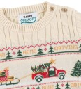 Jule Sweaters Genser   Strikk   Kjøring Home Kabel   Jule Sweater   3 4 år (98 104)   Genser Beige Grønn Gul Hvit Rød