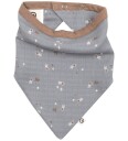 Müsli Jasmin Blue/ Balsam Cream/ Walnut Stars Muslin Smekke 2-Pakning