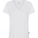 JBS of Denmark Bamboo Blend V-neck Women T-shirt Hvit Medium Dame