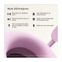 Beats 360 trådløse lukkede hodetelefoner – rosa med Knit-puter i rosa