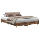  Sengeramme uten madrass røkt eik 150x200 cm konstruert tre 3328712