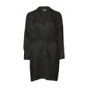 Lady Avenue Pure Silk Kimono , Black-L L
