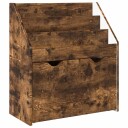 vidaXL Barneskrivebokhylle Røkt eik 60 x 29,5 x 69 cm Konstruert tre