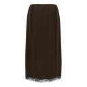 Twinset Dame Skjørt Brun XS,