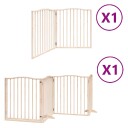 Vidaxl Hundeport Sammenleggbar 6 Paneler 480 cm Poppeltre